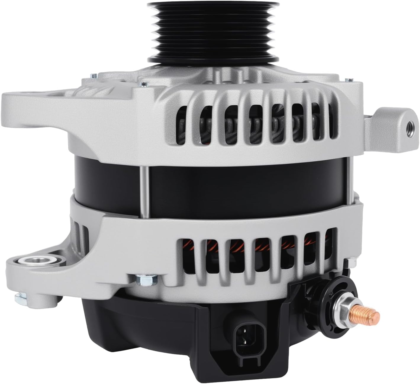 Alternator 11295 for 2008-2010 Town & Country 3.3L 3.8L for 08-10 Grand Caravan 3.3L 3.8L for 2007-2008 Wrangler 3.8L for 2009-2010 Routan 3.8L 160Amp 6PK 11295N 04801304AA 7B0903015