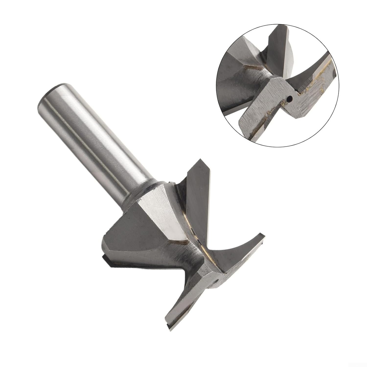 R18 R30 Woodworking Router Bit 1/2 Inch Shank Bending, Aluminum Alloy Drill Bit Furniture Making and Architectural Projects(R30)
