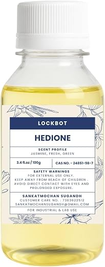 LockBot Hedione Perfume Fixative & Fragrance Booster (100% Pure Lab Tested - 100ml
