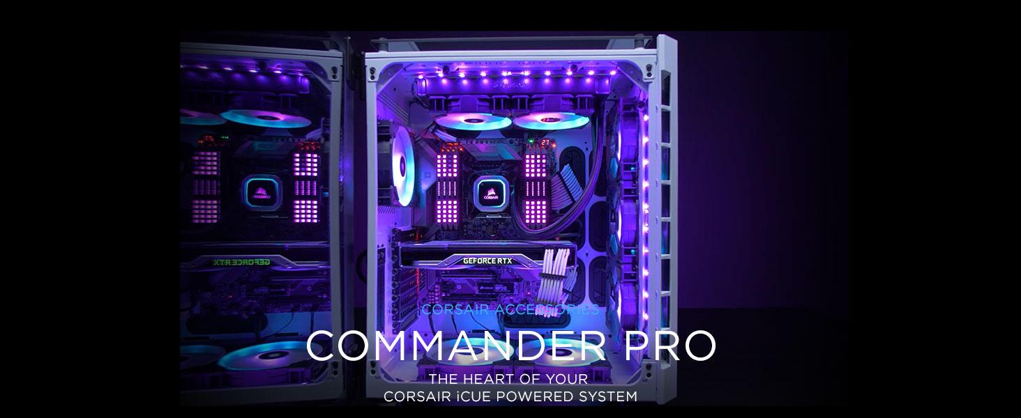 Amazon.com: Corsair iCUE Commander PRO Smart RGB Lighting and Fan