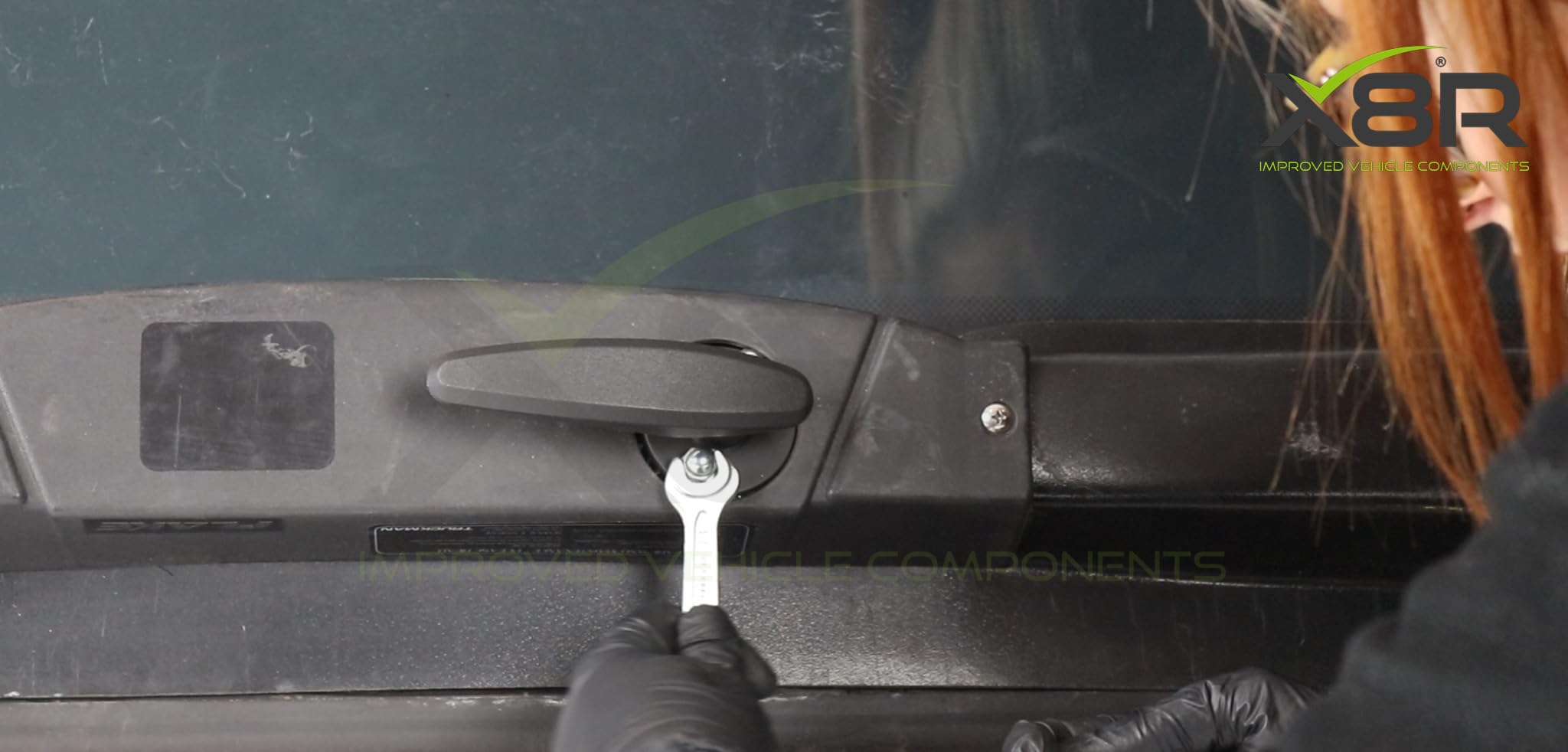 X Mango de bloqueo de repuesto de doble cara para camioneta Truckman Canopy