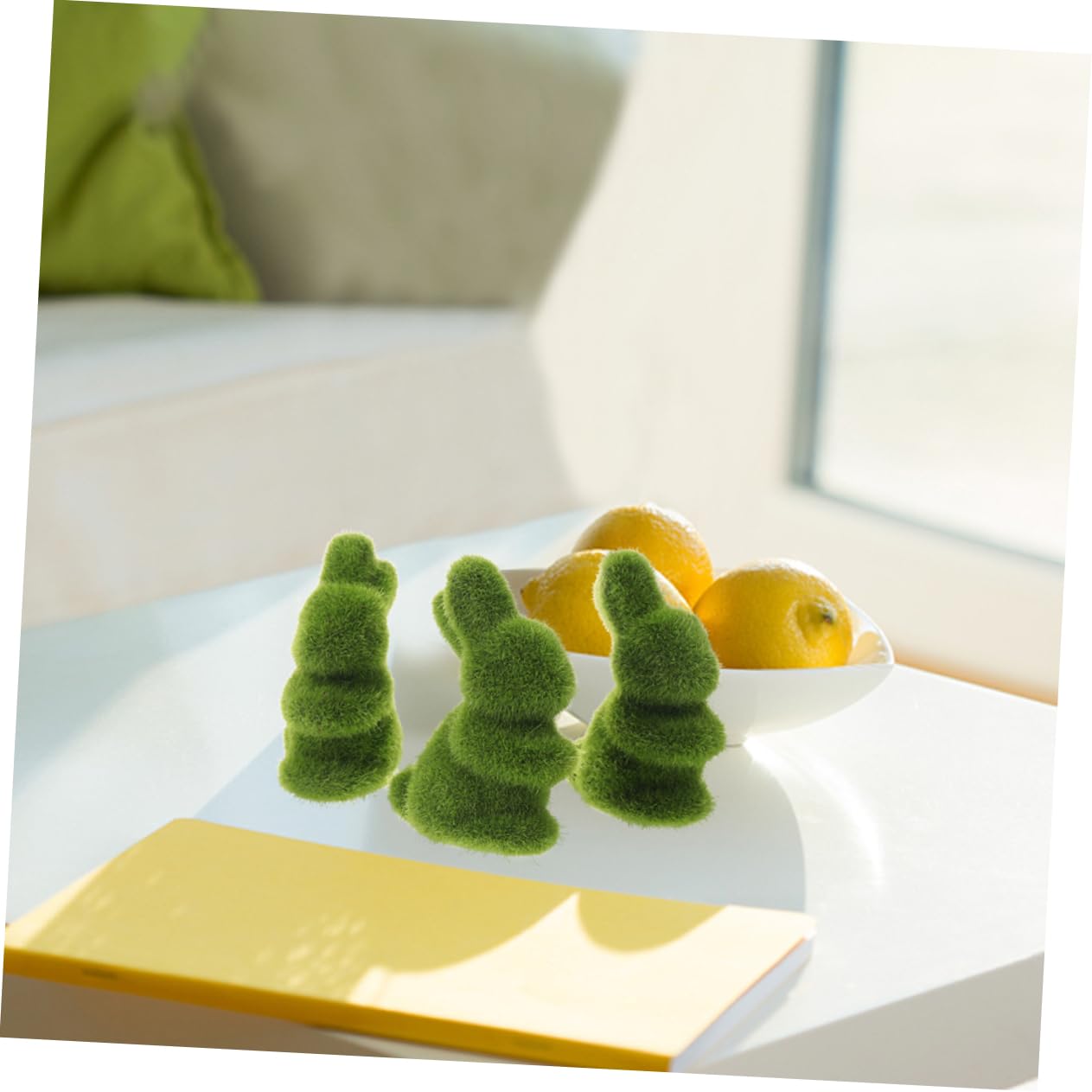 ABOOFAN 24pièces Décoration De Pâques Modèle De Lapin Ornements pour Fête Et Maison Accessoires De Table Détails Délicats