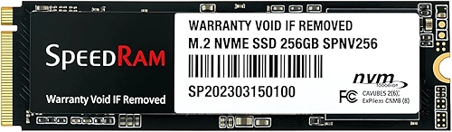 Ssd Disco Sólido Interno Speedram 256gb M.2 Nvme Pcie 2280