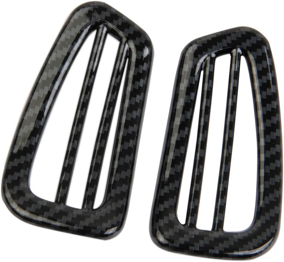 Carbon Fiber A-Pillar A/c Air Vent Outlet Panel Cover Trims for Chevrolet Corvette C8 2020-2025