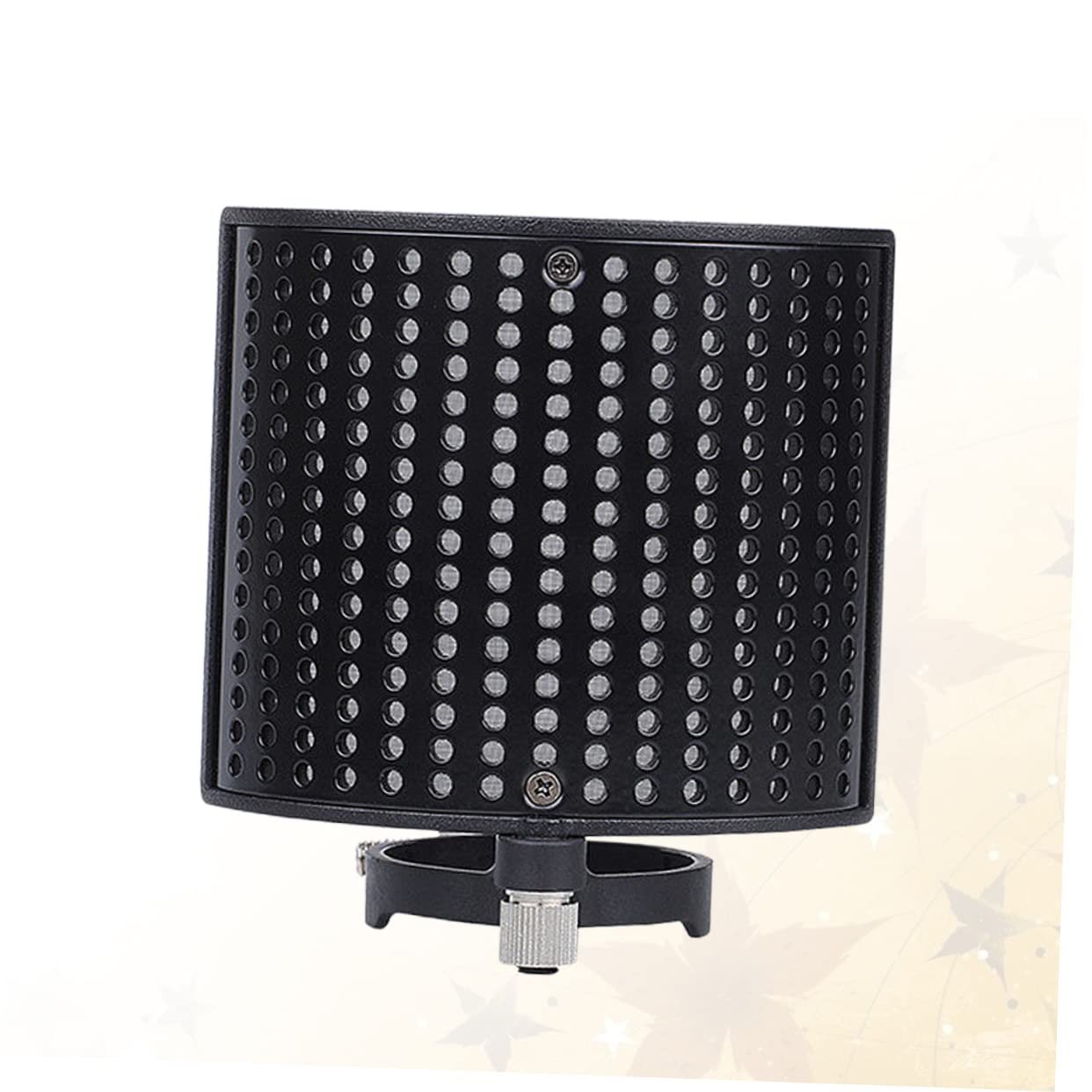 HOMSFOU 3 de Aislamiento de Micrófono con Filtro de Doble Capa Antiruido Y Antiviento para Grabación en Estudio Diámetro de 44-48 Mm.