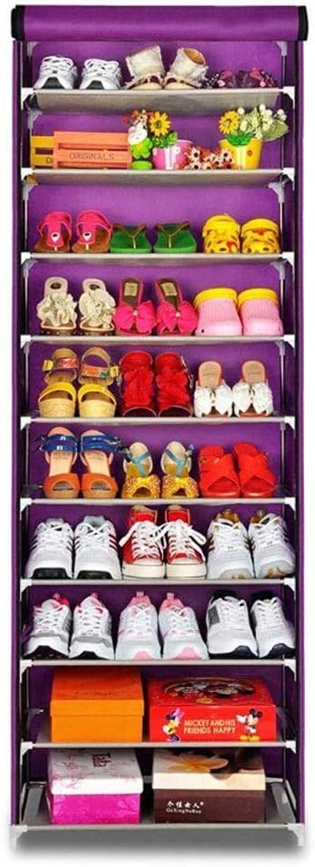 P9IDEDFH 多機能収納シューズラック 10層シンプルシューズキャビネット クリエイティブ防塵シューズラック 寮用シューズラック