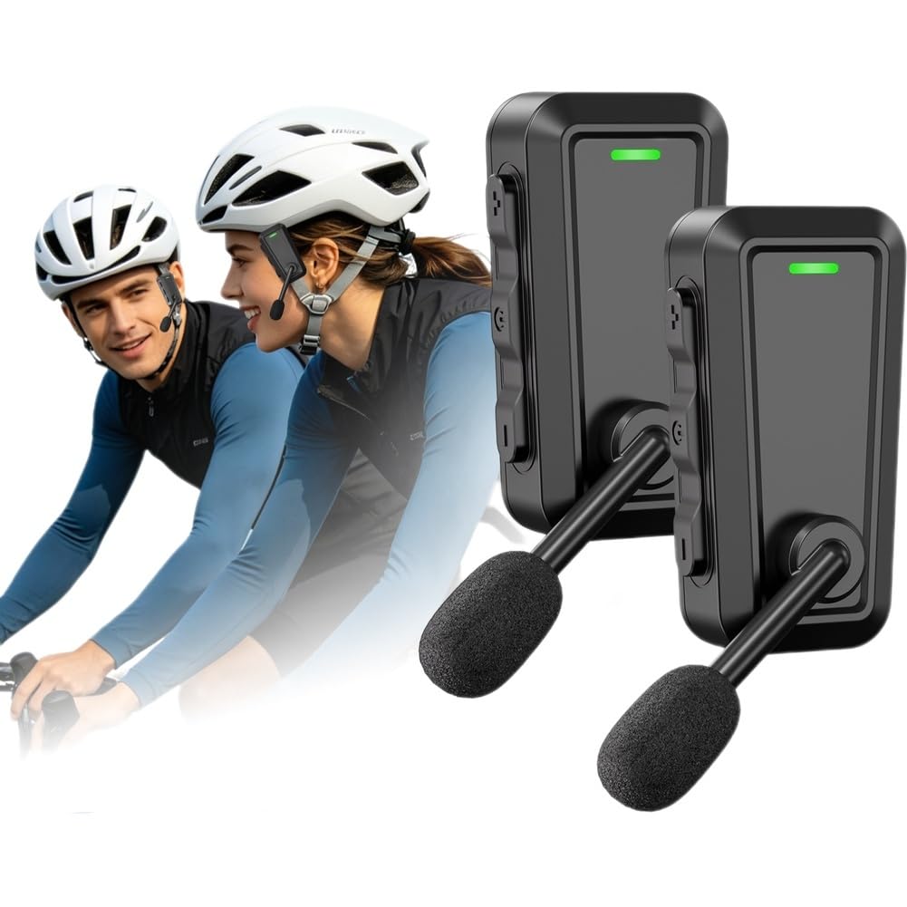 Casque Intercom Léger et Confortable pour Longues Distances Vélo