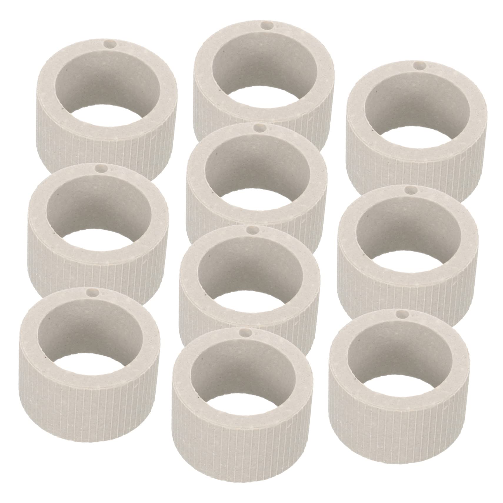 BESPORTBLE 4 Juegos Taza De Plantación Acuática Ancla Artificial Tanque De Peces De Acuario Portátil Bomba De Aire USB Pecera Titulares Bomba De Agua Calentador Cerámica 10 Uds * 4