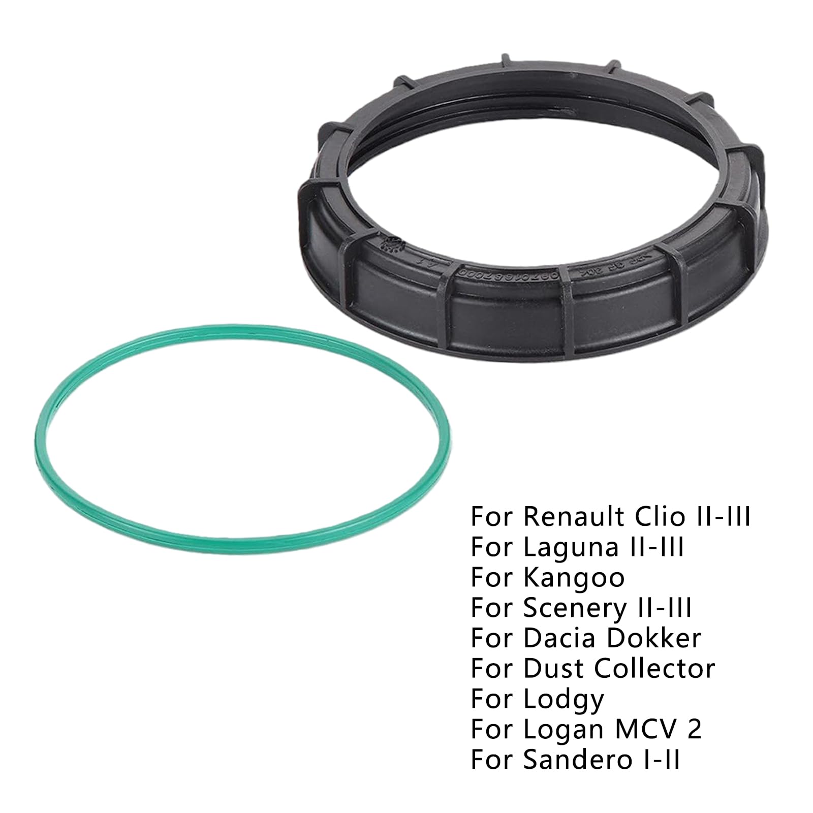 GVSS Guarnizione di tenuta per pompa del carburante per Renault 7701207449 09701687000 9621364680, compatibile con Clio II-III Laguna II-III Megane II-III Kangoo Scenic II-III,Anello di copertura
