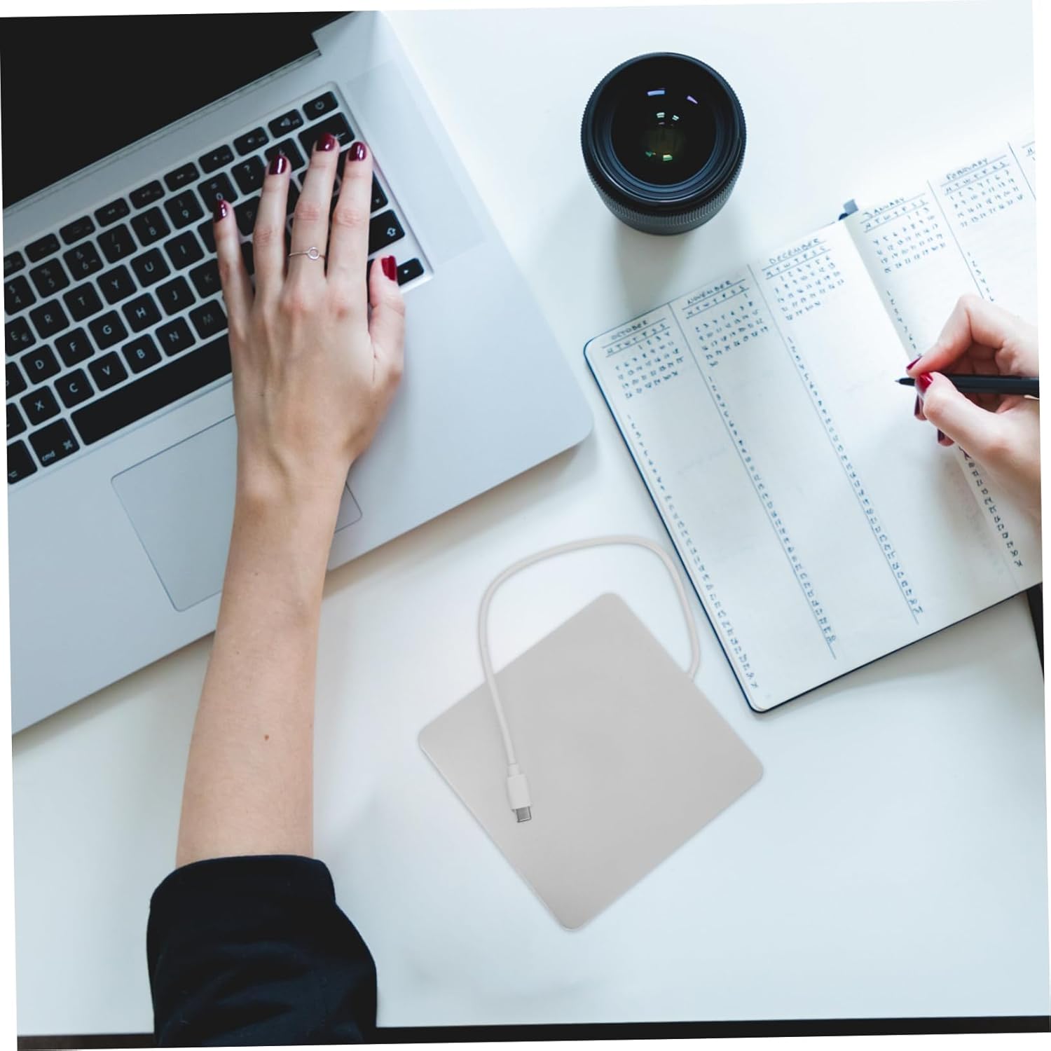 Slim Type-c External Cd DVD Drive USB Interface Vcd DVD Cd Burner for Laptop Desktop Easy to Carry