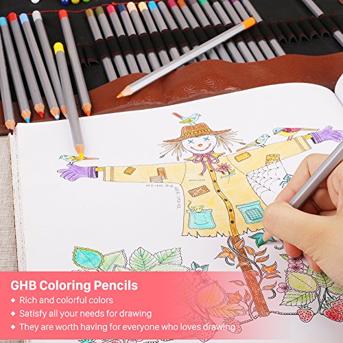 GHB, set di matite da disegno per schizzi 72 PCS