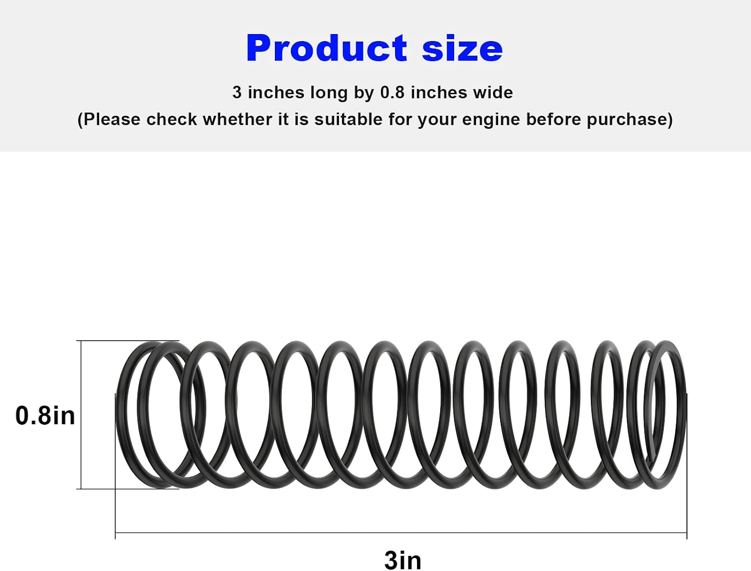 4758-2 Valve Checking Springs - Low Tension Valve Checking Springs Replacement Checking Valve Springs -8 PCS