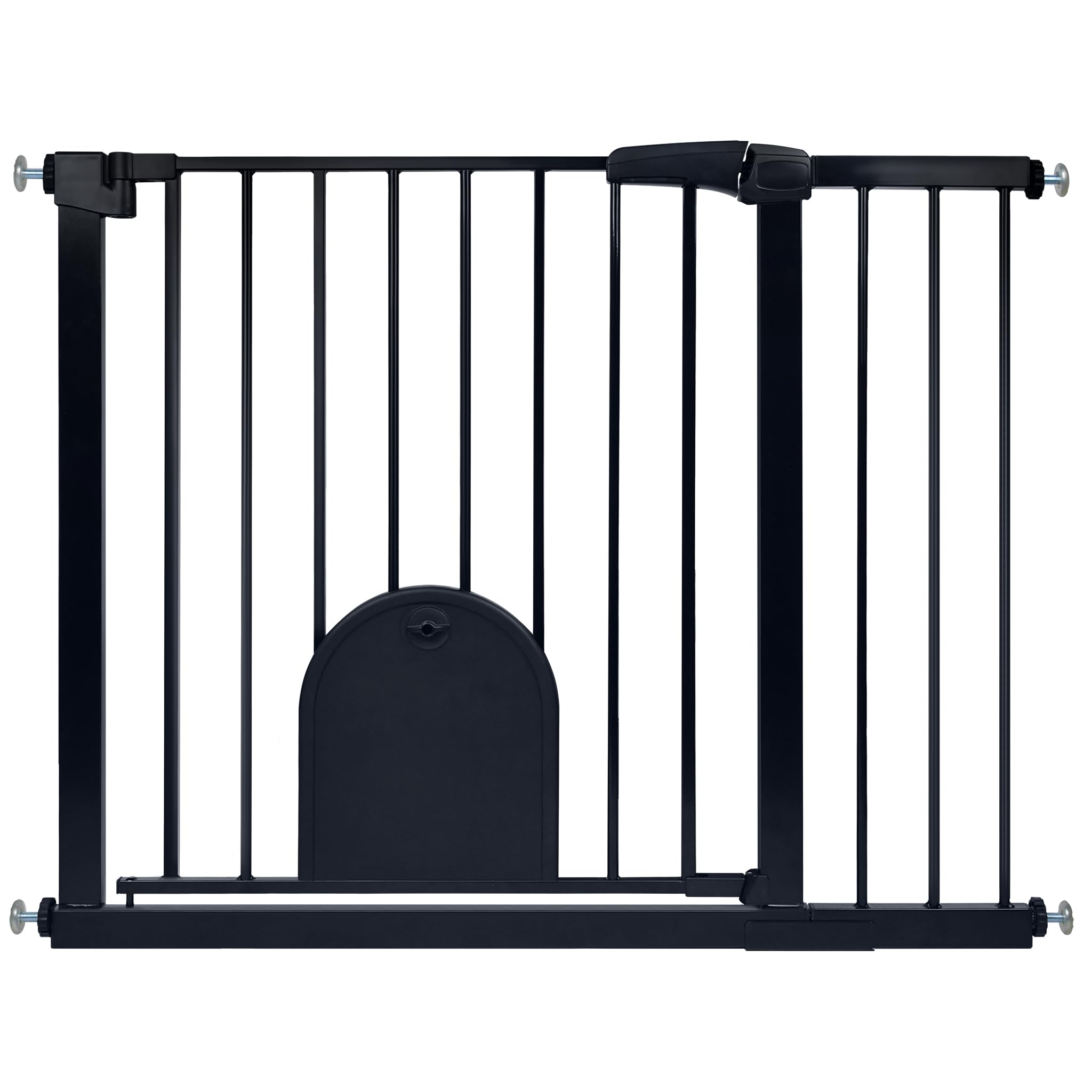 HENGMEI Grille de protection pour escalier, grille de porte, grille d’escalier sans perçage, grille de porte, grille de protection pour bébé 95-105 cm, fermeture automatique, en métal pour la sécurité