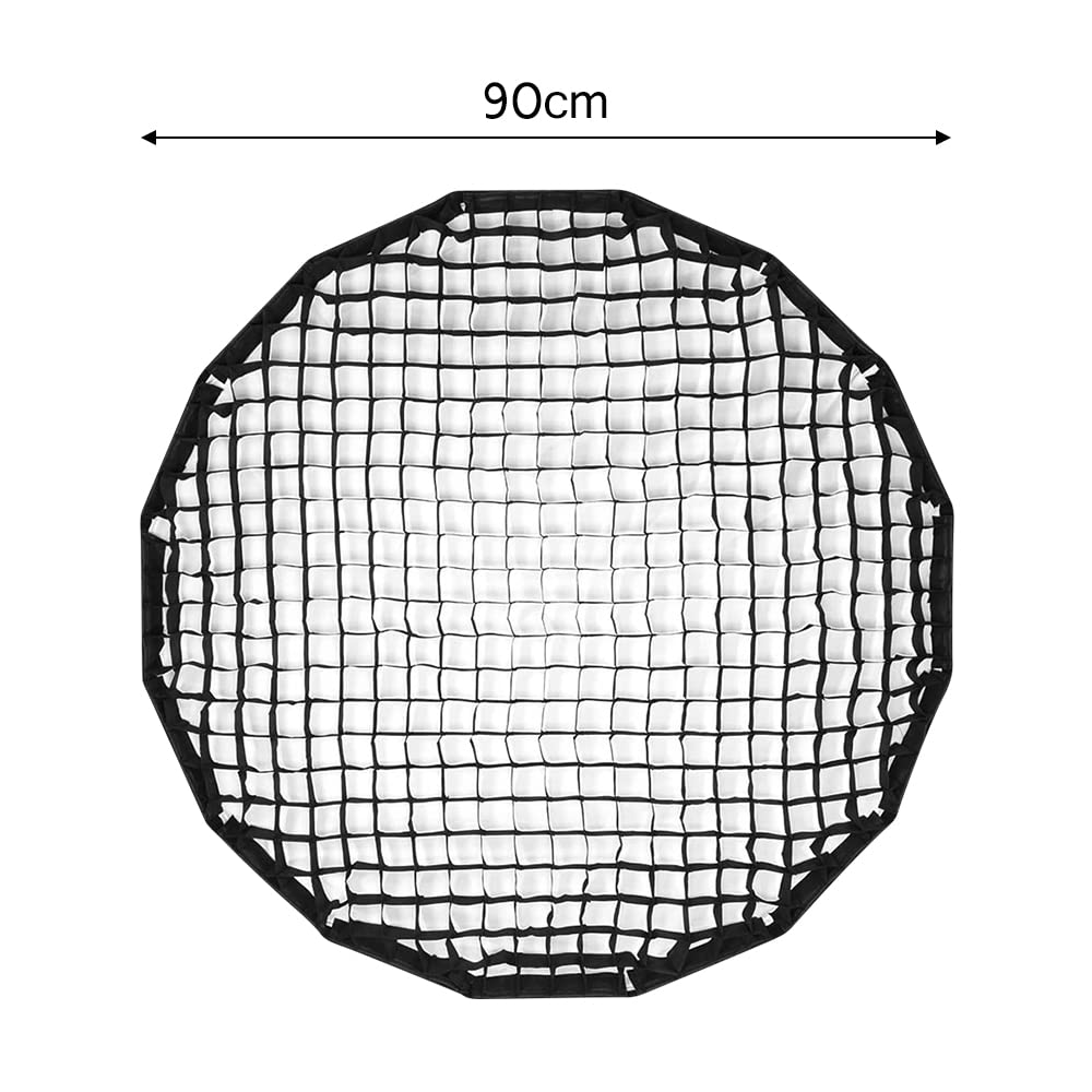 Andoer 90 cm / 35 pollici Softbox Honeycomb Grid 16 Robs Fotografia Profonda Parabolic Softbox Grid per Studio Fotografia