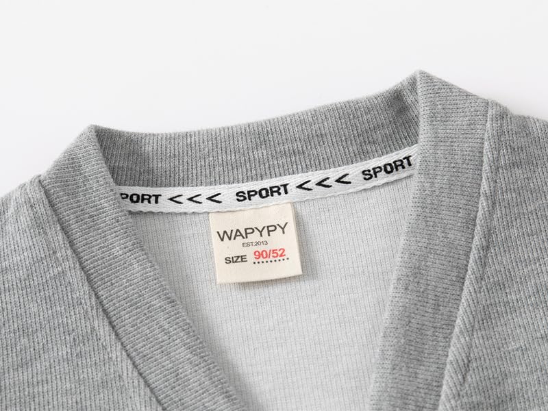 Toddler Baby Boys Long Sleeve Embroidered Cardigan Sweater Button Comfort Children's Spring Fall Winter Tops4