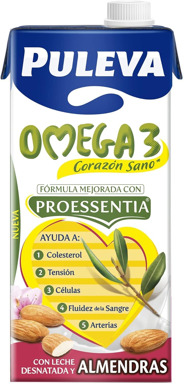 Puleva Omega 3 Proessentia Almendras brik 1L – Caja 6 litros