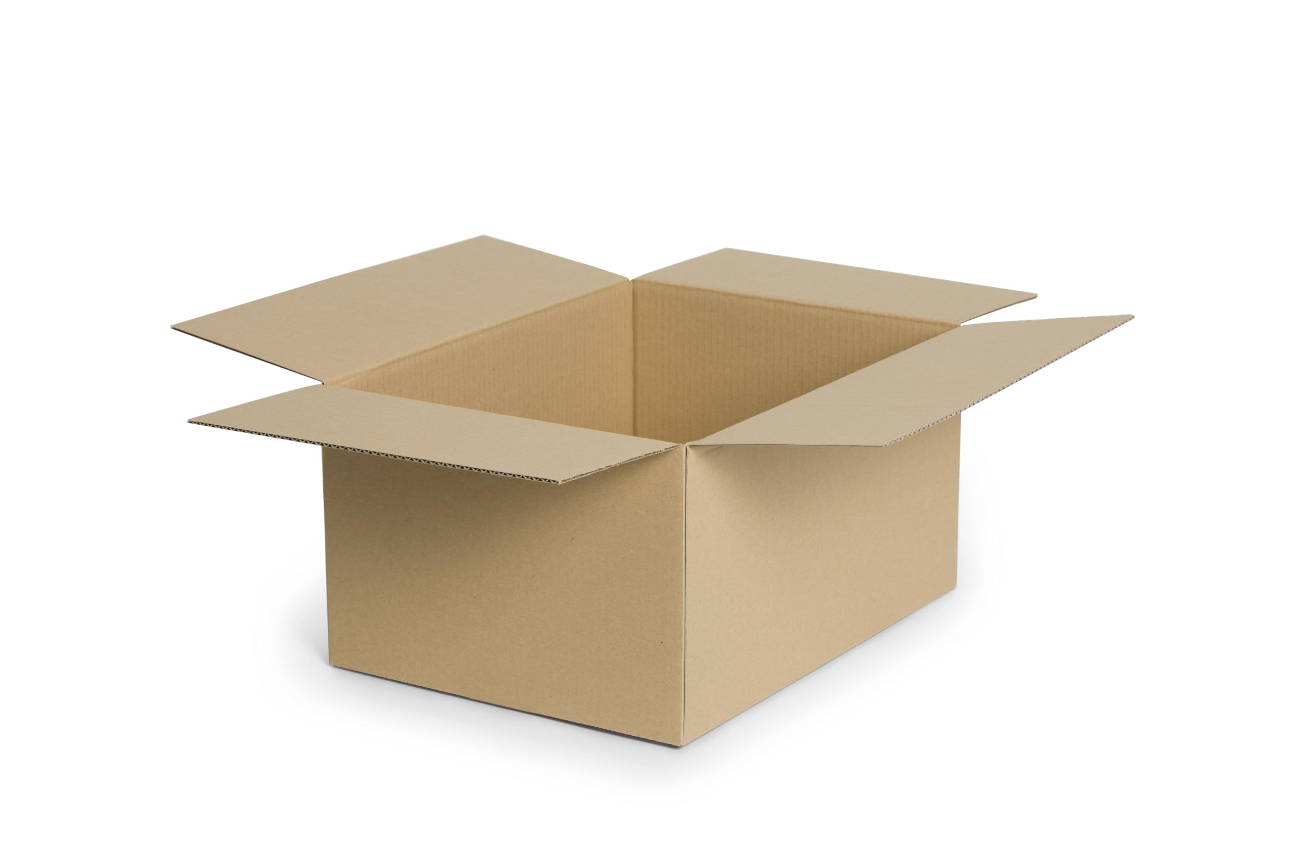 300 Stück Faltkarton 150x100x100 mm Versandkarton klein E-commerce Karton 1-Wellig Braun Kartonage Verpackung Postkarton Versandschachtel Paket Päckchen