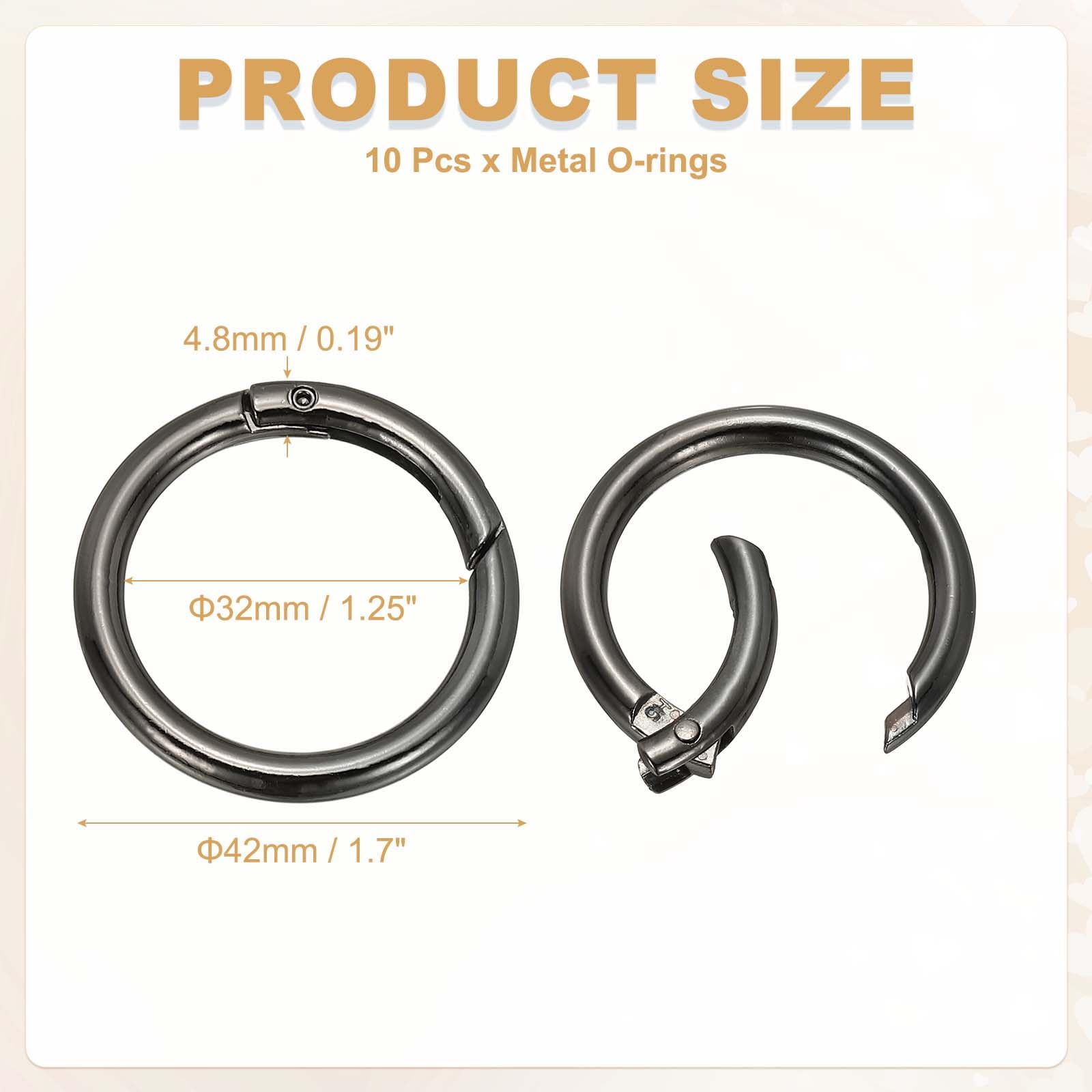 PATIKIL Metal Spring O Rings 32mm - Image 2