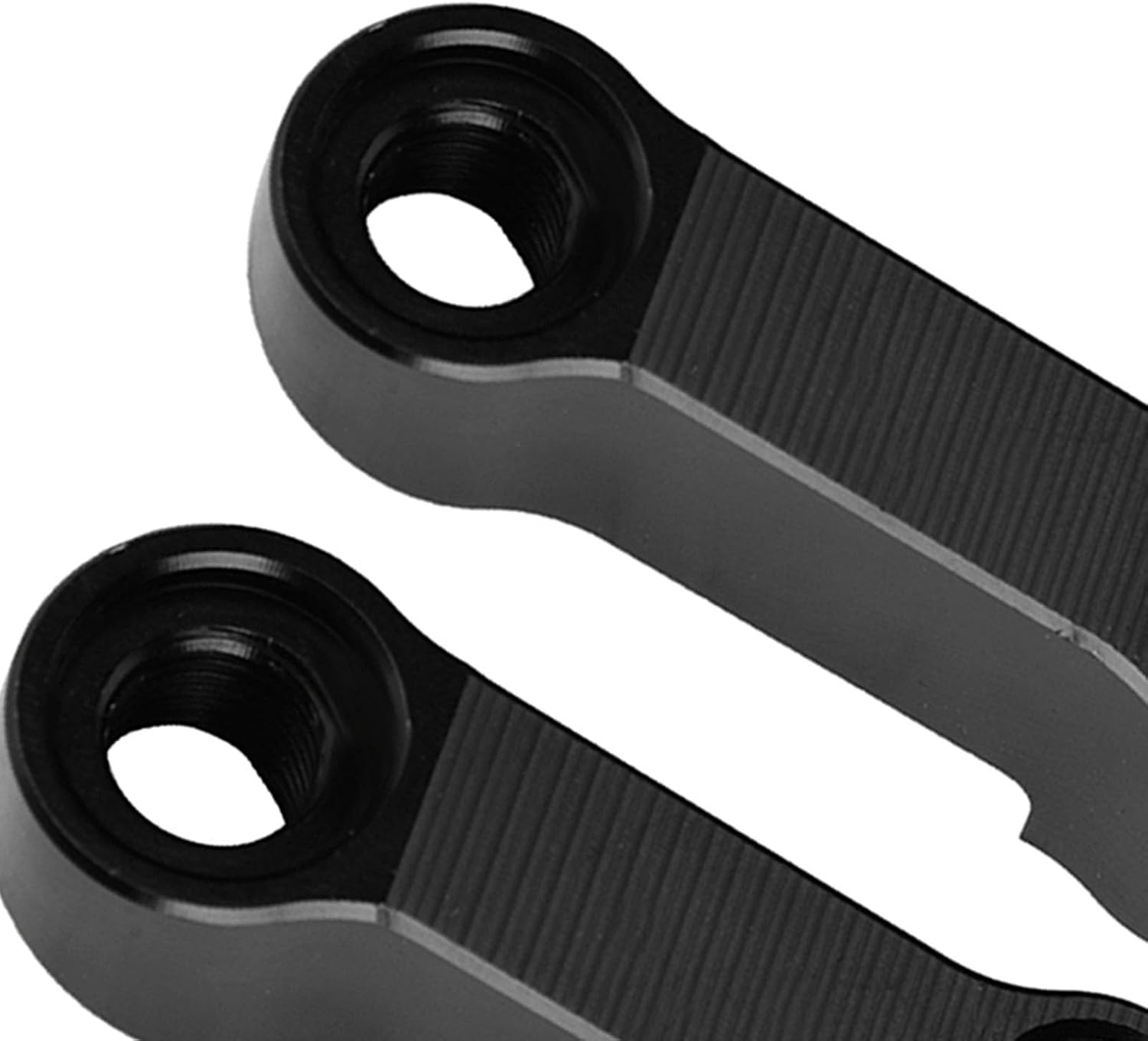 Motorcycle Mirror Extenders, Aluminum Alloy Motorcycle Rearview Bracket Extender, Practical Side Mirror Extenders, Broaden Viewing Range Thread Diameter, 10mm and 8mm