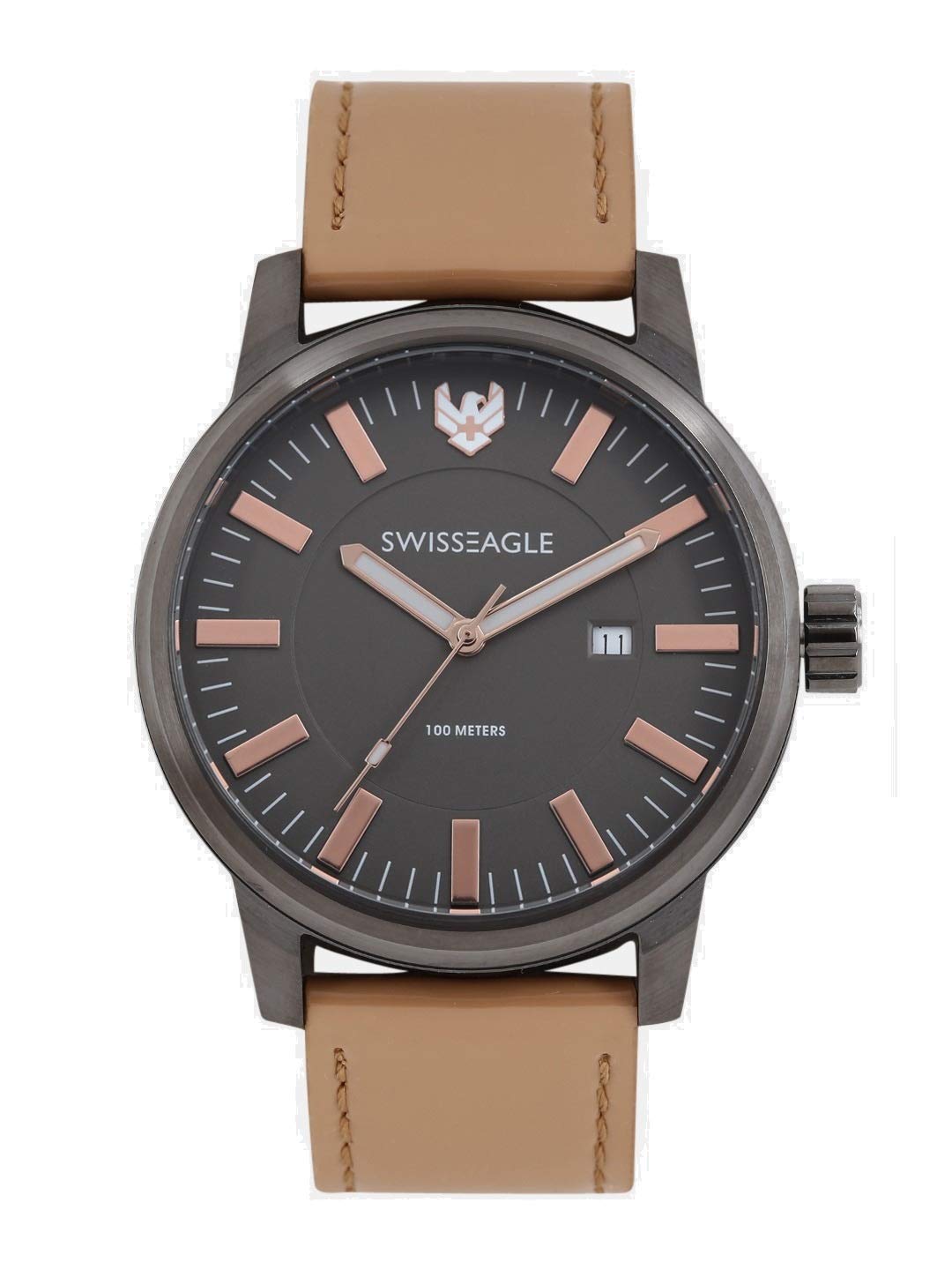 Swiss Eagle Analog Grey Dial Mens Watch - SE-9107-04 (B073SB9HRM) Amazon Price History, Amazon Price Tracker
