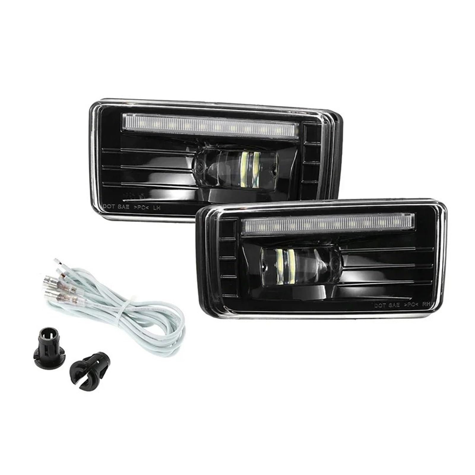 ESPYN Fendinebbia Per Auto Per Chevy Per Silverado 2007-2015 Per Avalanche 2007-2013 Per Suburban 2007-2014 Per GMC Auto LED Fendinebbia Paraurti Lampade Di Guida