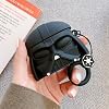 Microsonic AirPods Pro 2.Silicone Crtn-Fgr-Drth with Case Cartoon Figure for Generation [AirPods Pro 2. Generation Compatible Case - Black]
