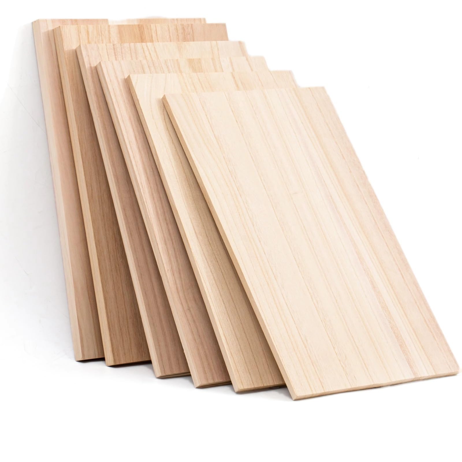 Tableros y Bloques de Madera sin Tratar, Tablas de Madera sin Tratar for Manualidades, estanterías, maquetas, Corte láser, Bricolaje, Varios tamaños(1.2 Cm,L 60 cm x W 45 cm)