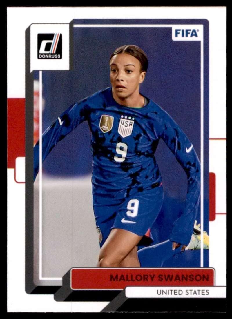 2022-23 Donruss FIFA #125 Mallory Swanson United States Women Soccer Card - GotBaseballCards