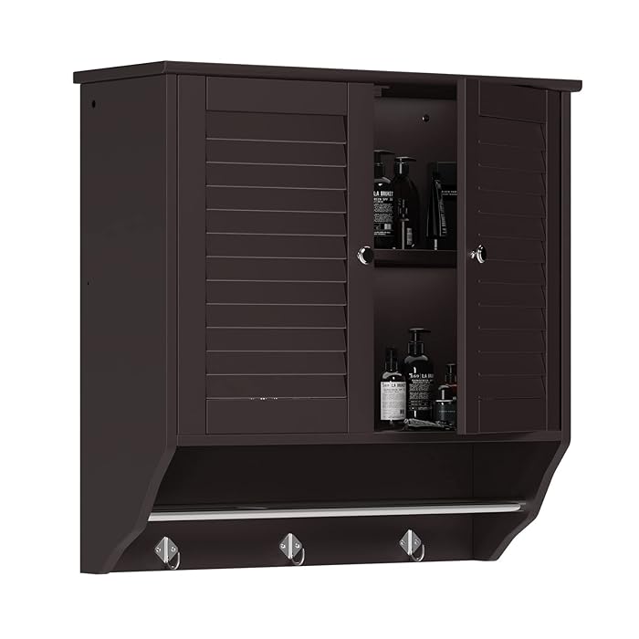 Buy MEETWARM Bathroom Wall Mounted, 2Door Medicine