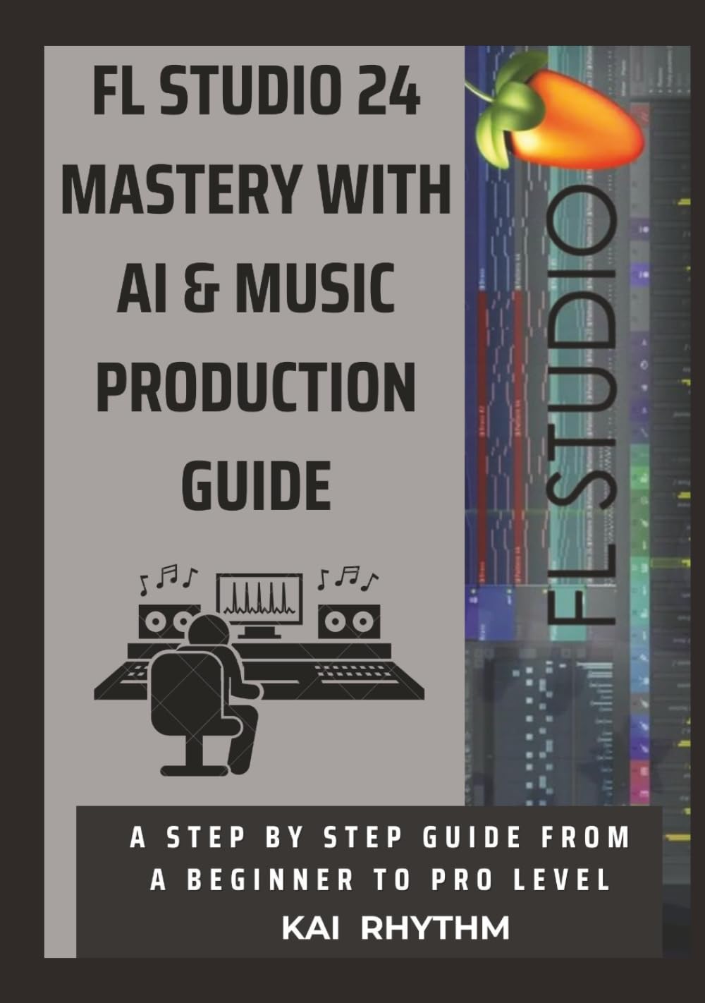 FL STUDIO 24 MASTERY WITH AI & MUSIC PRODUCTION GUIDE: A step by step guide from beginner to pro level on beat making , mixing & mastering, AI music production, psychology, and the business of music