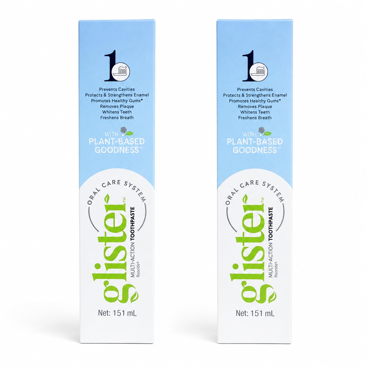 Amway Glister Toothpaste,Prevents Bad Breath,Pack Of 2