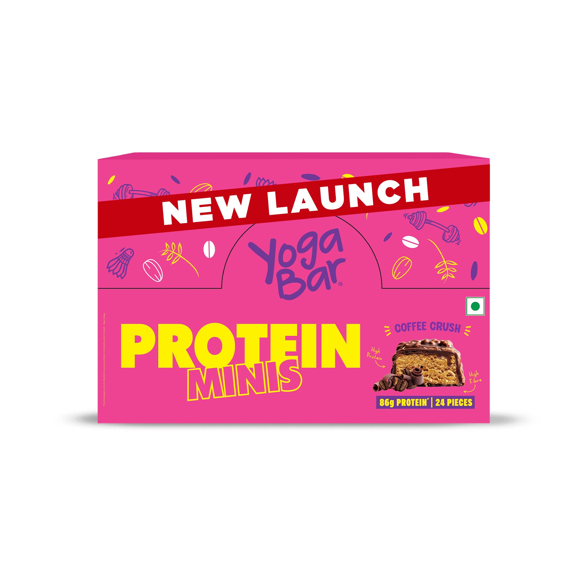 Yogabar Protein Minis Gift Hamper (3 x Chocolate & 4 x Coffee) | Chocolate Gifts in Tin Box | Healthy Snacking for Kids & Adults | Rich in Protein & Fiber — Amazon image 12
