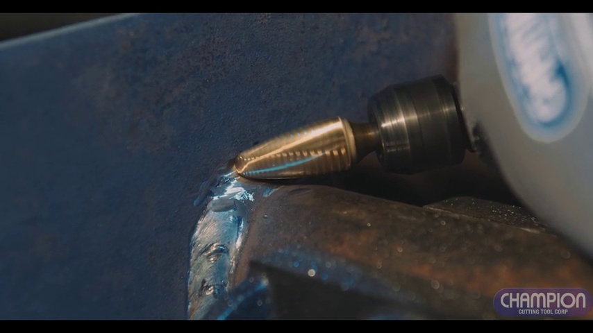Fresa de carburo Champion SA14 doble corte recubierta TiN miniatura 7