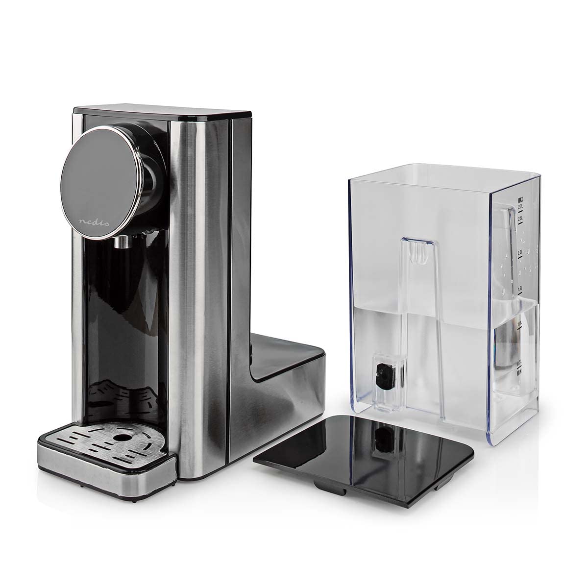 Dozownik gorącej wody - 2600 W - 2,7 l - aluminium/czarny