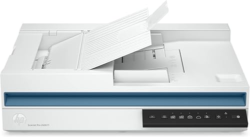 HP ScanJet Pro 2600 f1, escaneo rápido a 2 caras y alimentador automático de documentos (20G05A)