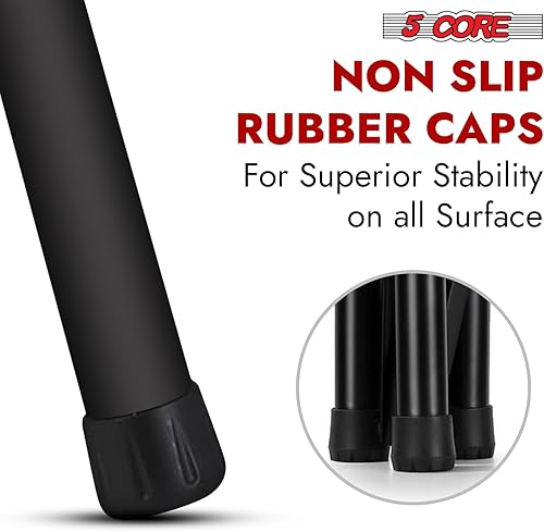 Miniatura 31 de 5 Core Soporte de altavoz ajustable de 40 a 71 pulgadas PA DJ trípode soporte de montaje resistente con inserto de 1.378 in 132 libras de capacidad