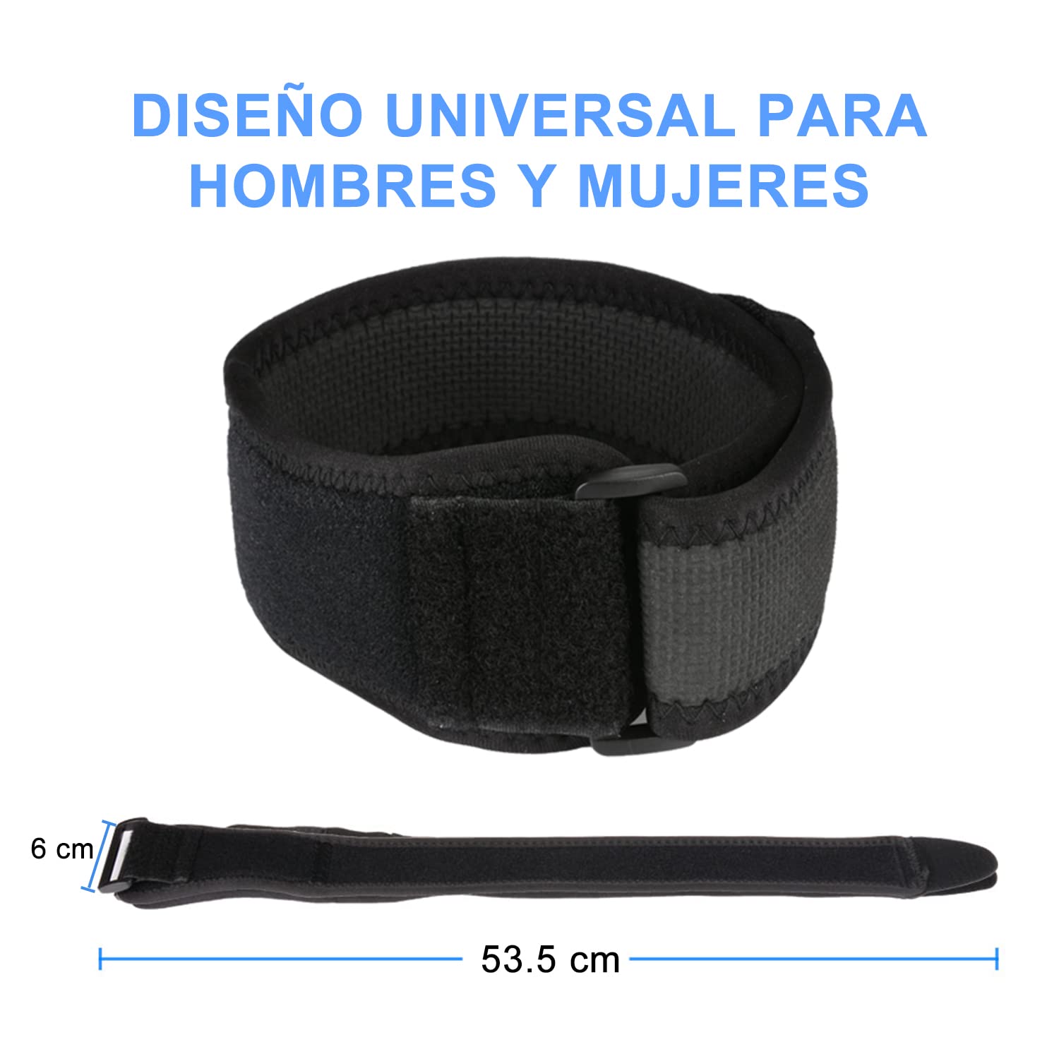 supregear Cincha Rotuliana, 2-Pack Rodilla Iliotibial Muslo Cadera y Síndrome ITB Vendaje de Compresión Soporte Ajustable Transpirable Vendaje de Compresión de la Banda IT Soporte Estabilizador