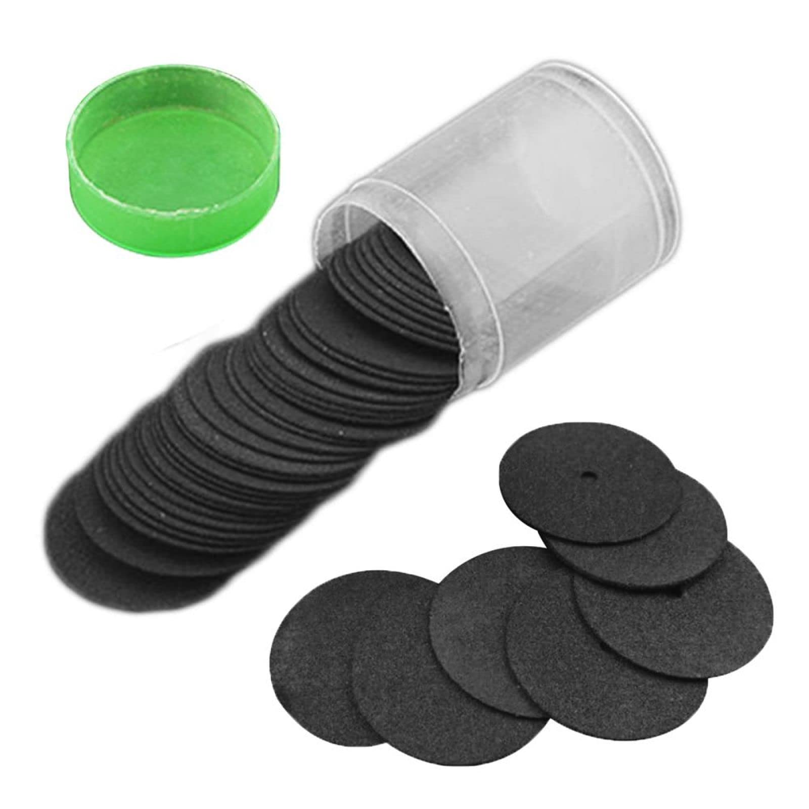 Discos de Corte Abrasivos de 25Mm, Accesorios de 36 Uds., Muelas de Corte Reforzadas, Herramienta de Disco de Hoja Giratoria/Black