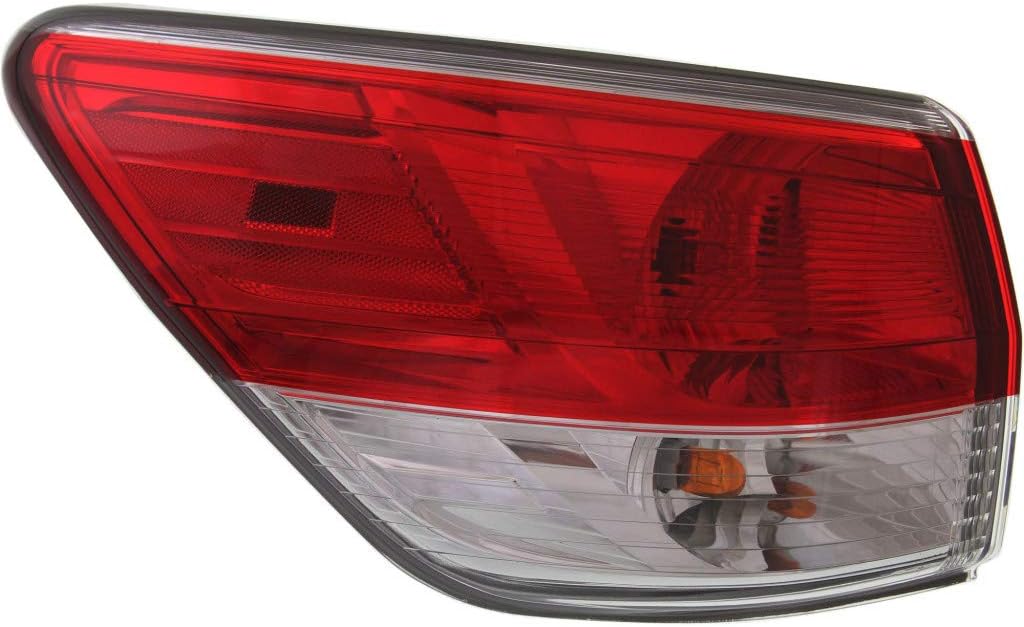 For Nissan Pathfinder Tail Light Driver Side 2013 2014 2015 2016 Platinum/S/SL/SV Models Bulbs Included DOT Certified For NI2804101 | 26555-3KA0A