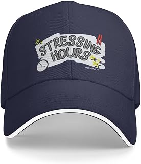 Gorra de béisbol Stressing Hours Derby Blanca de Lujo para Mujer y Hombre