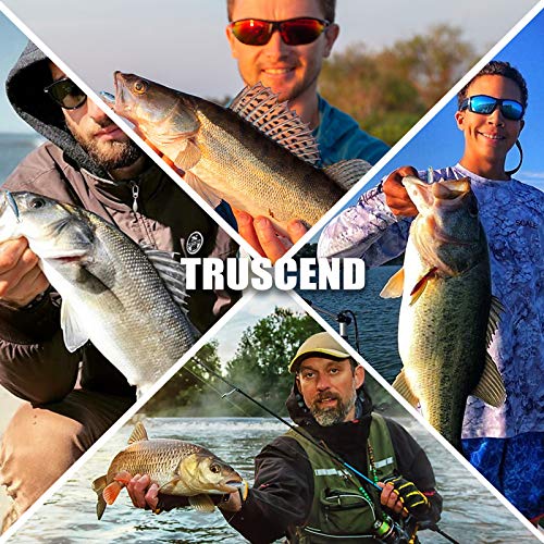 Truscend Fishing Jigs Lures, Blade Baits For Bass With Distinctive Colorful Body Long Casting Metal Fishing Spoons For Trout Pike Walleye Crankbait Fishing Gear Gifts For Men Freshwater Saltwater #TOP6