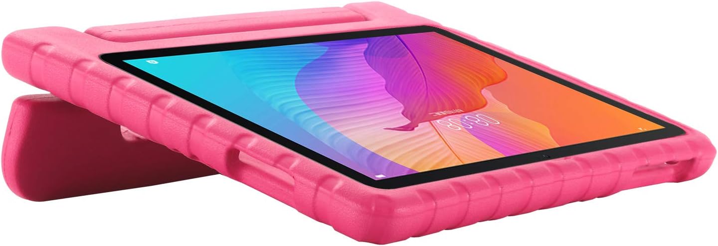 Exclusive Discount 60% Price i-original Compatible with Huawei MatePad T10s 10.1 In 2020(AGS3-L09/W09) Tablet Case,Shock Proof EVA Case for Kids Bumper Cover Handle Stand,Convertible Handle Lightweight Kids Protective Cover(rose)
