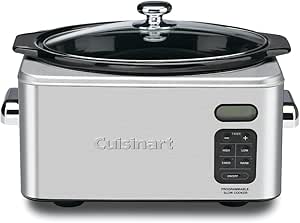 Cuisinart PSC-400 Stainless Steel 4-Quart Programmable Slow Cooker