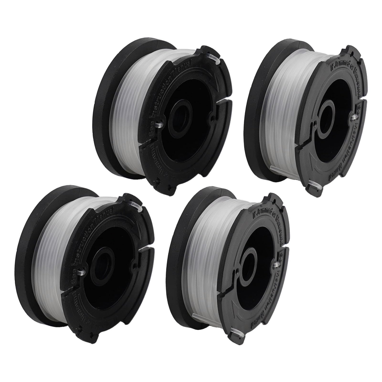 Bobine de fil en nylon ABS pour débroussailleuse Black & Decker GL280 GL230 GL340 (6 bobines de fil + 1 capuchon de bobine + 1 ressort)