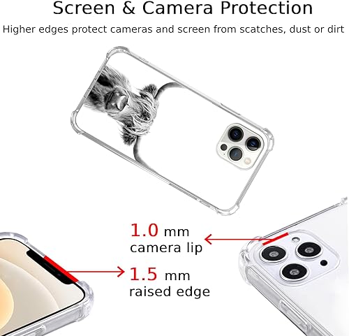 Miniatura 10 de Nsydnbly Funda de acuarela para plantas suculentas, compatible con iPhone 13 Pro, bonita funda colorida de jardín suculenta para iPhone 13 Pro,