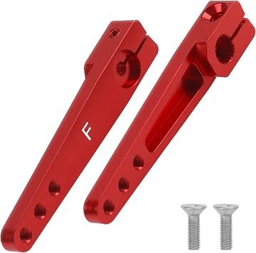 2Pack Vgoohobby 1.75inch 25T Servo Arm Horn الألومنيوم ذراع التوجيه الطويل متوافق مع Futaba Hitec Savox Power HD Servo Motors Fit RC طائرة طائرة