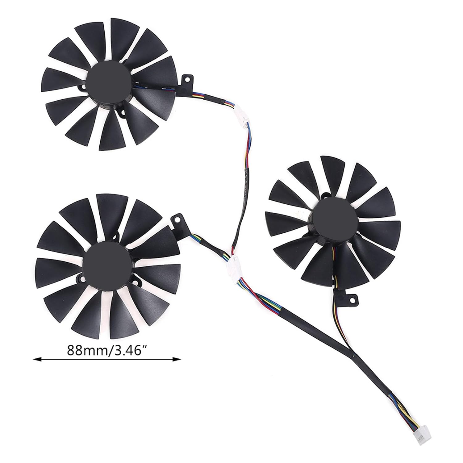 DC12V Cooling Fan 0.30A 88mm T129215SH ForASUS ROG-STRIX- RTX2080ti 2080 RTX2070 RTX2060 Graphics Card Fan