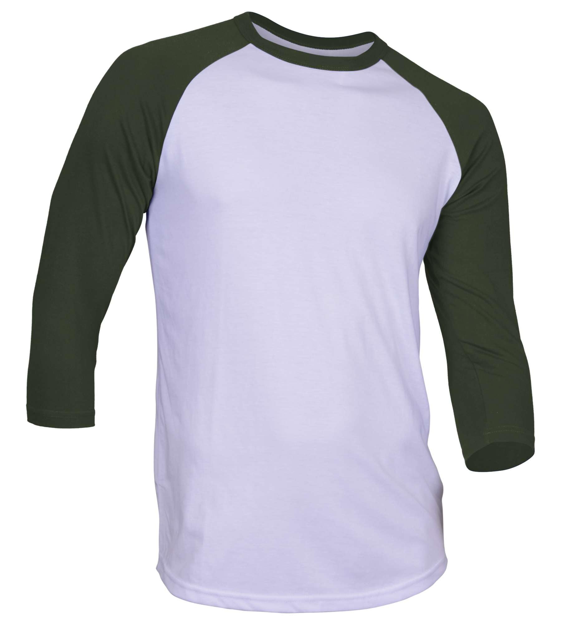 DREAM USA Men's Casual 3/4 Sleeve Baseball Tshirt Raglan Jersey Shirt