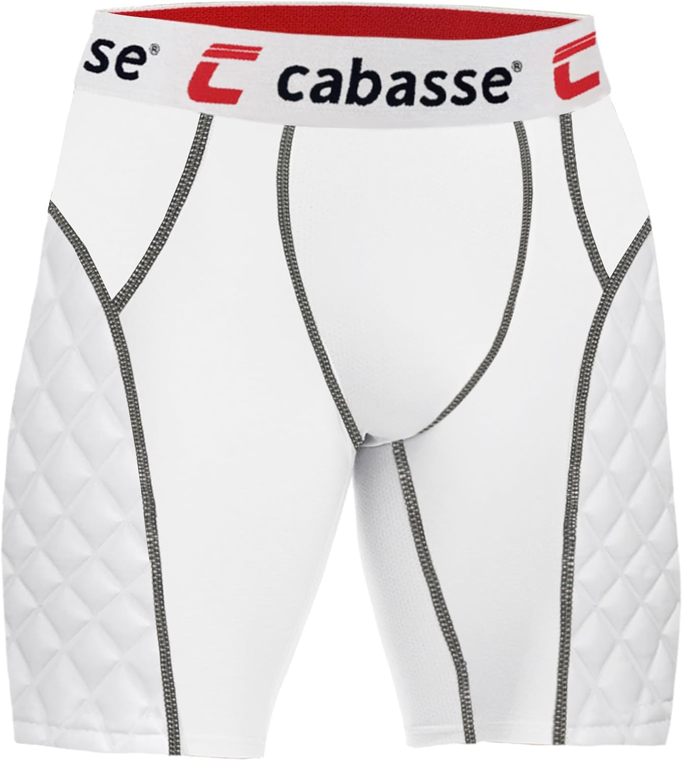 Adult Elite Padded Sliding Shorts w/Cup Pocket, Jamaica Ubuy