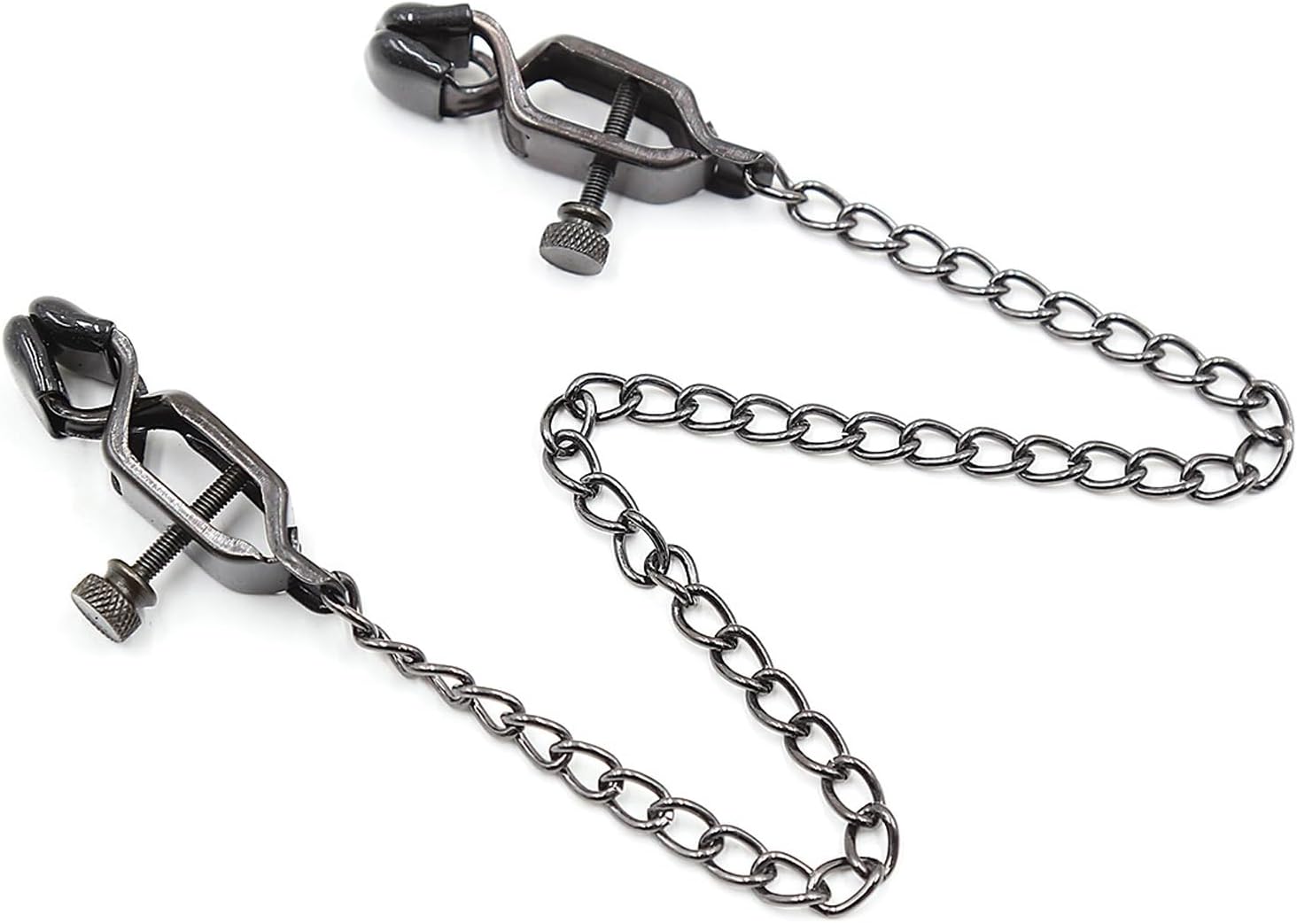 Nipple Clamps with Chain Necklace for Women Nipple Clip for Pressure Adjustable Pleasure Tools for Women Non Piercing Faux Body Jewelry for Women